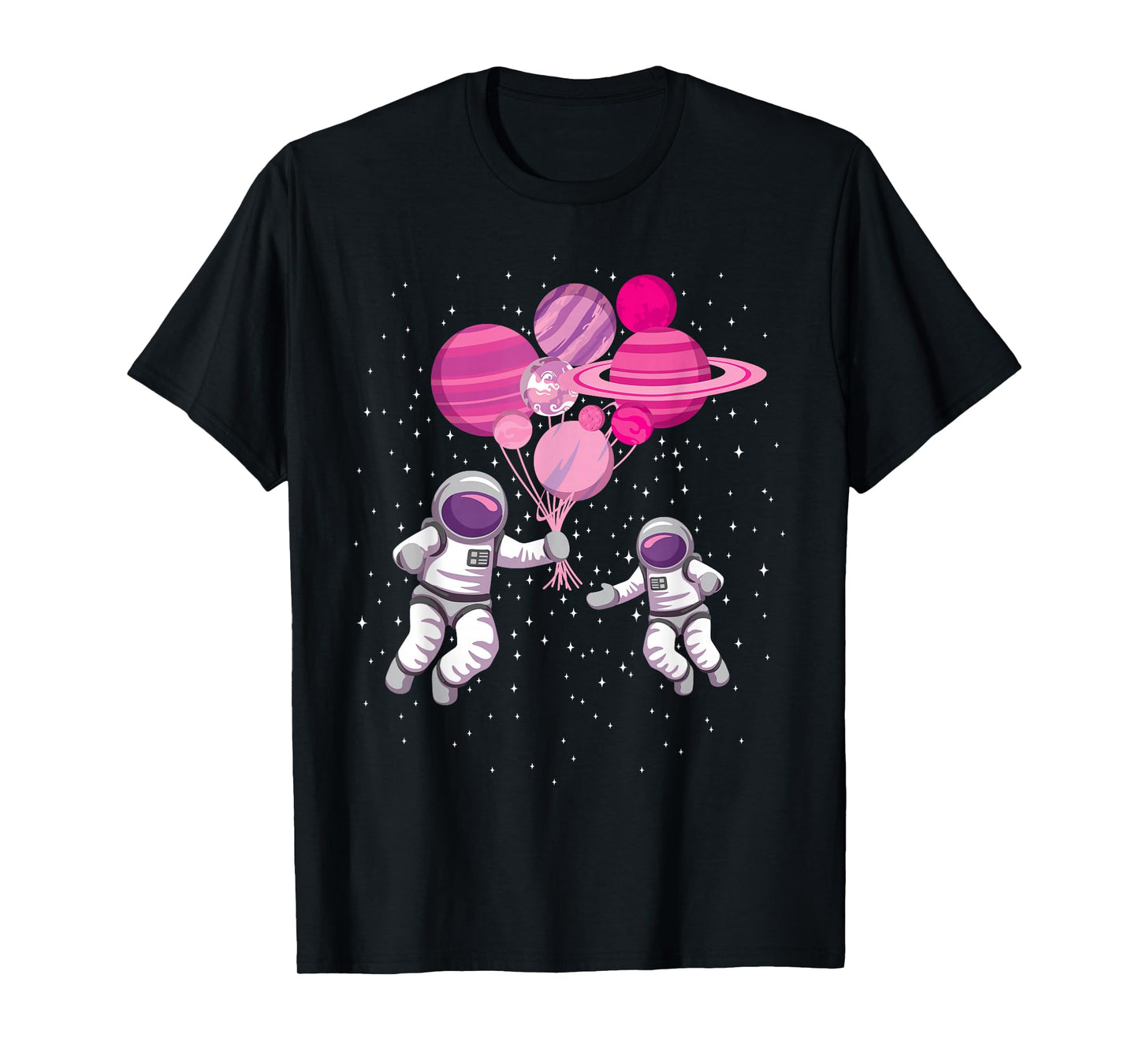 Space Exploration Cosmonaut Space-Man Alien Spaceship T-Shirt