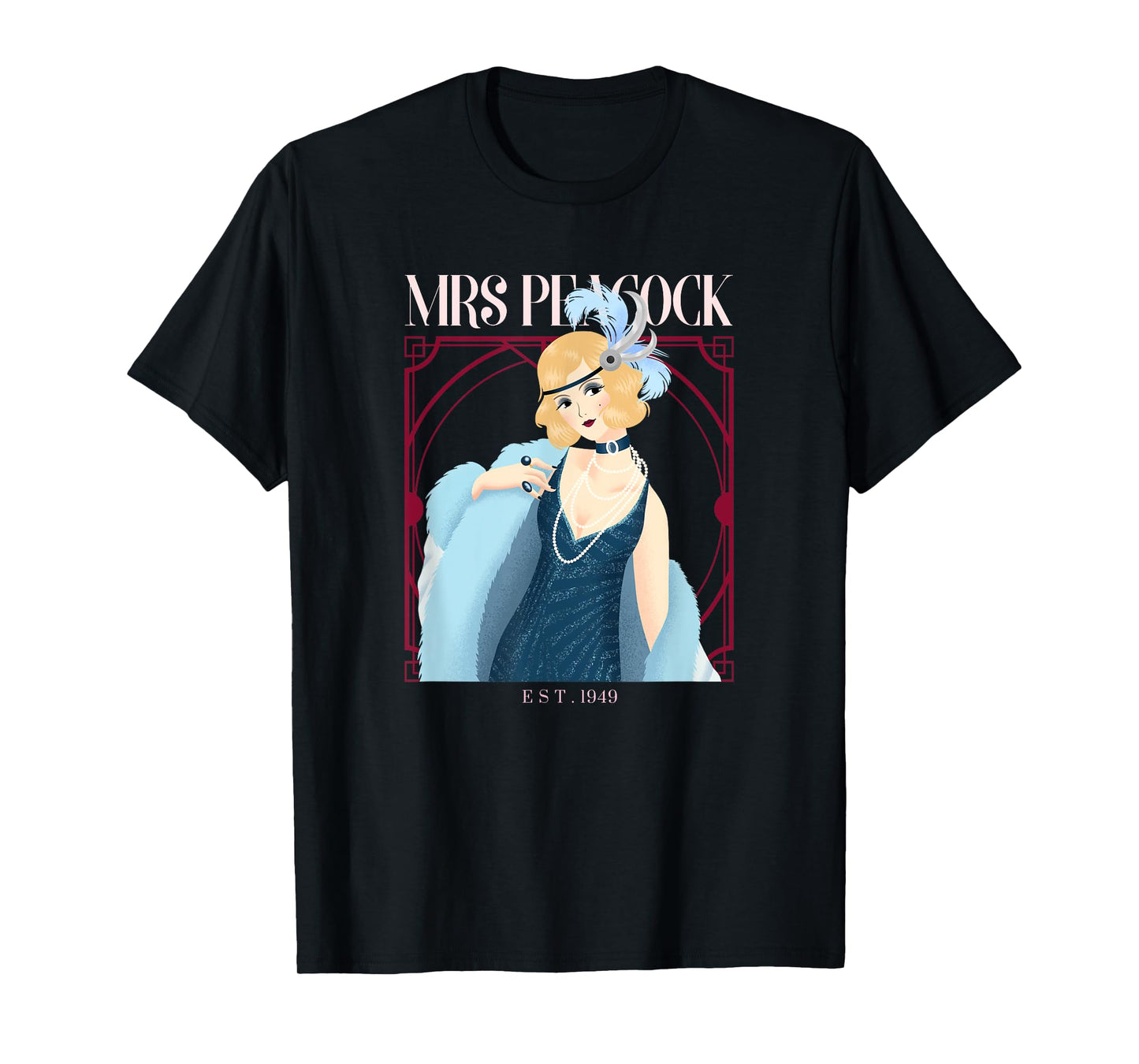 Mrs Peacock - Clue game T-Shirt