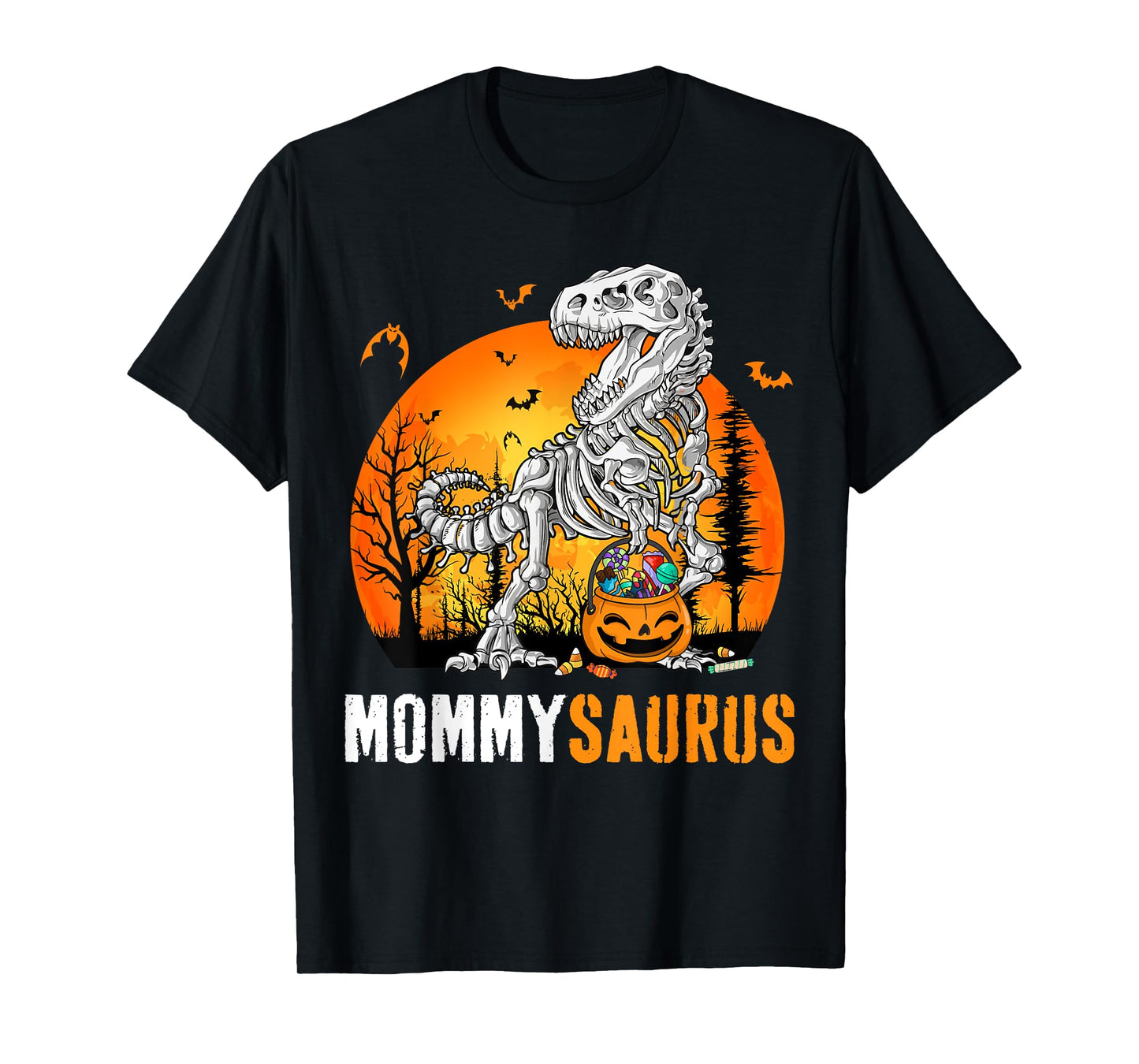 Mommysaurus Dinosaur Skeleton Halloween Mommy Saurus T-Shirt