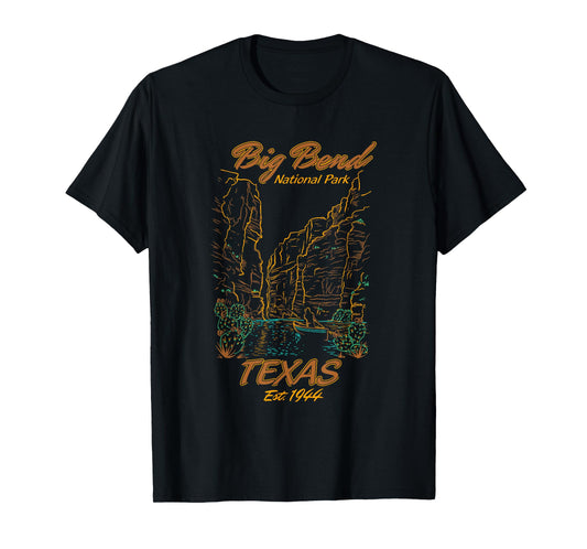 Big Bend National Park Texas Camping Hiking Nature Lover T-Shirt