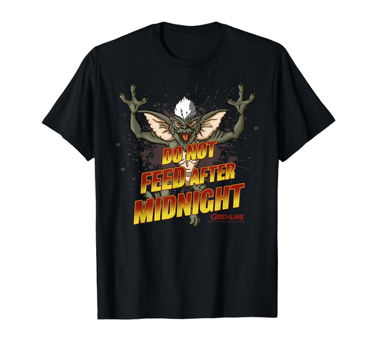 Gremlins Stripe Do Not Feed After Midnight T-Shirt
