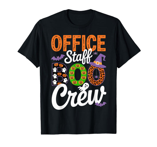 Office Staff Boo Crew Medical School Data Entry T-Shirt