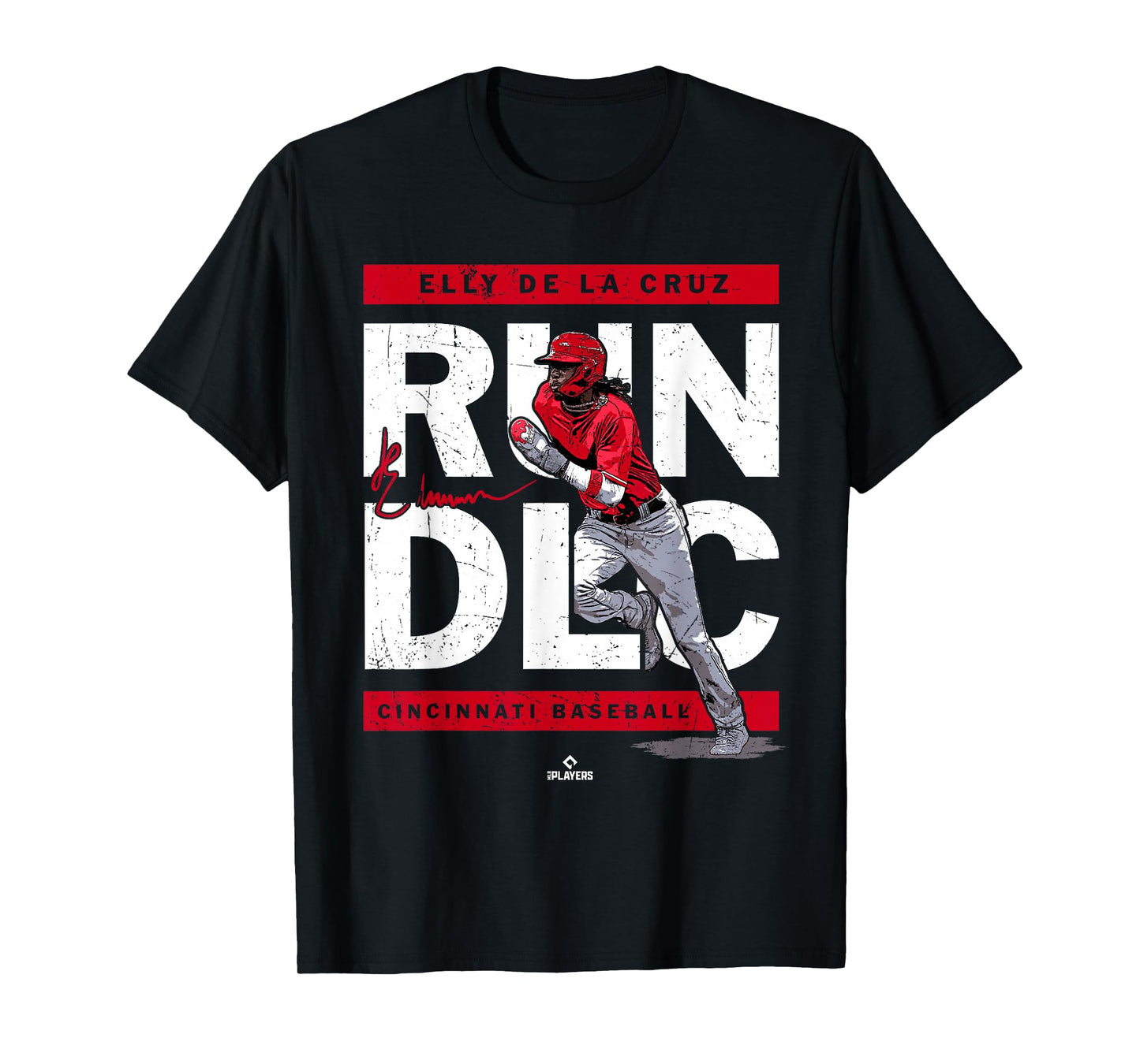 Run DLC Elly De La Cruz Cincinnati MLBPA T-Shirt