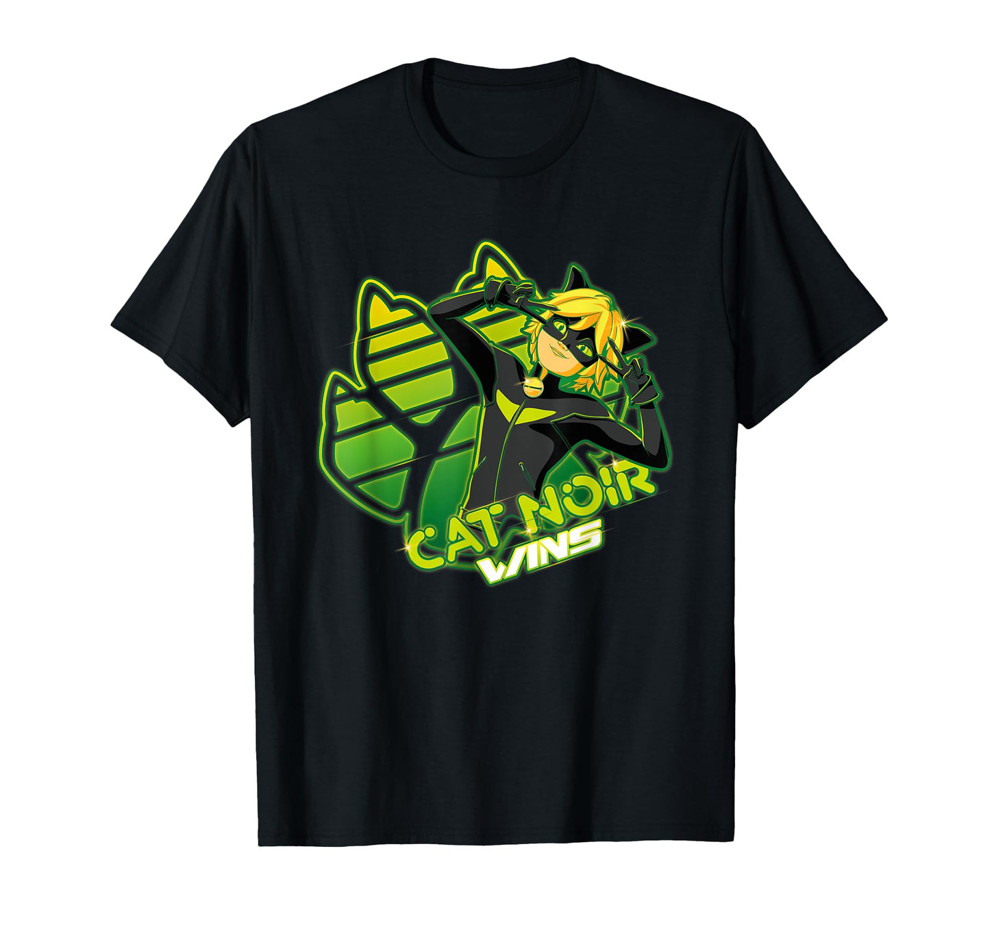 Miraculous Ladybug - Gamer Collection - Cat Noir Wins T-Shirt