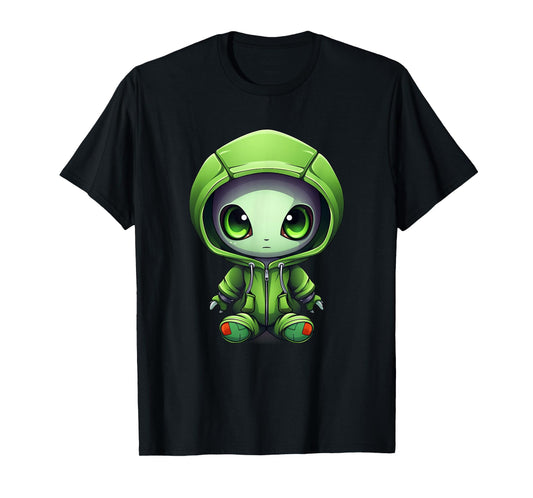 Green Alien I Kids Alien T-Shirt