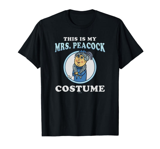 Clue This Is My Mrs. Peacock Costume T-Shirt