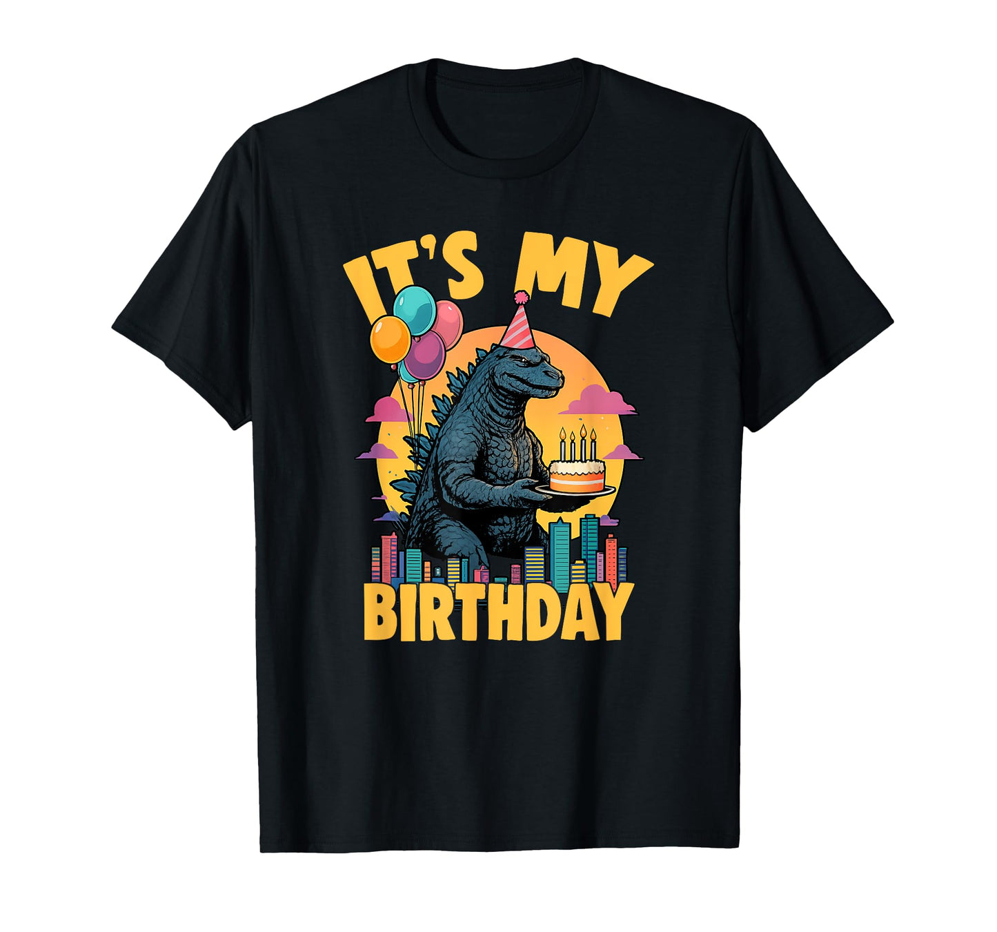 It's My Birthday Kaiju Birthday Party Japan Monster T-Shirt