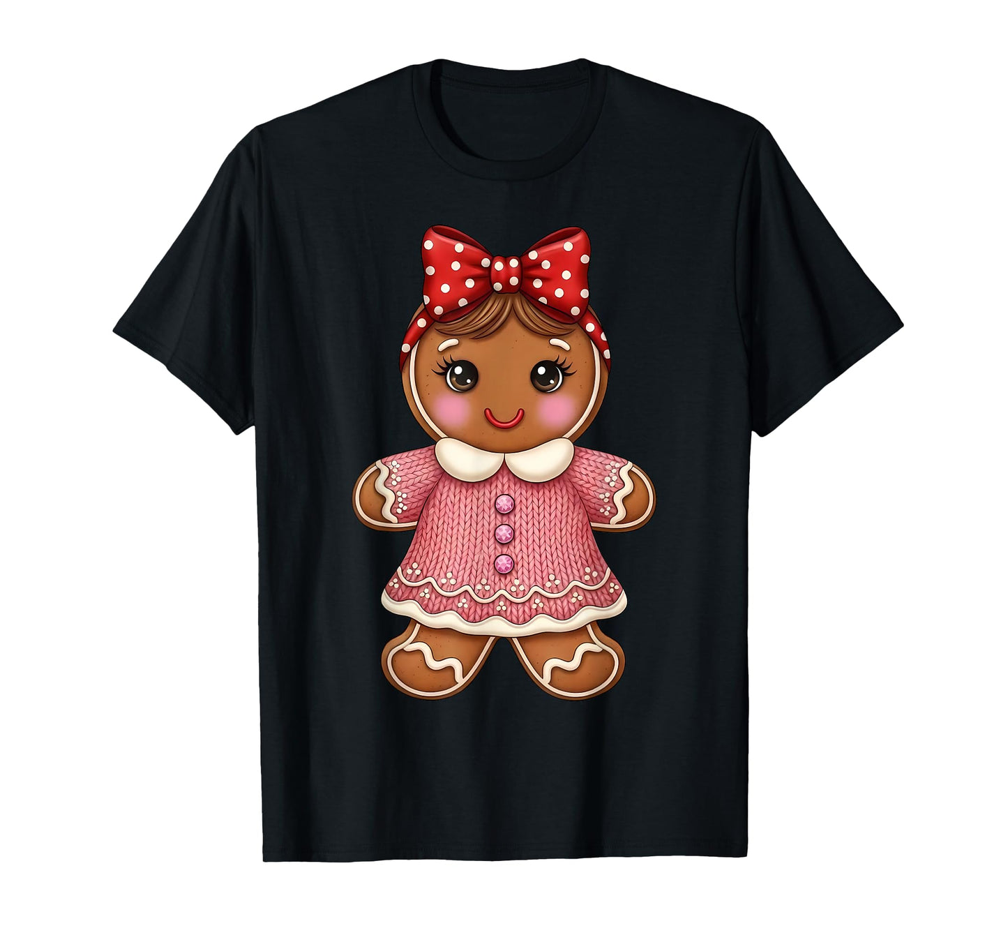 Gingerbread for Women Mens Kids Boys Christmas T-Shirt