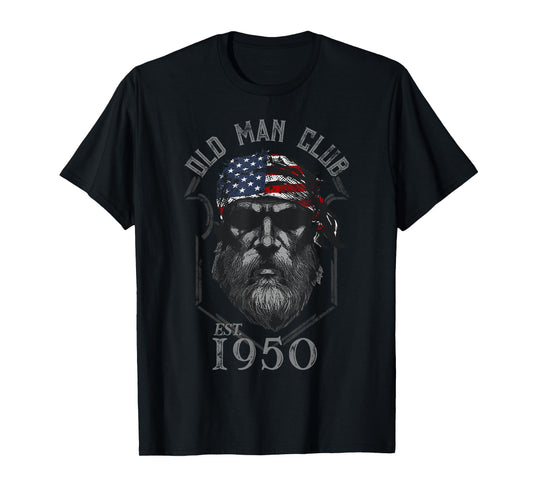 Old Man Club: Established 1950 T-Shirt T-Shirt