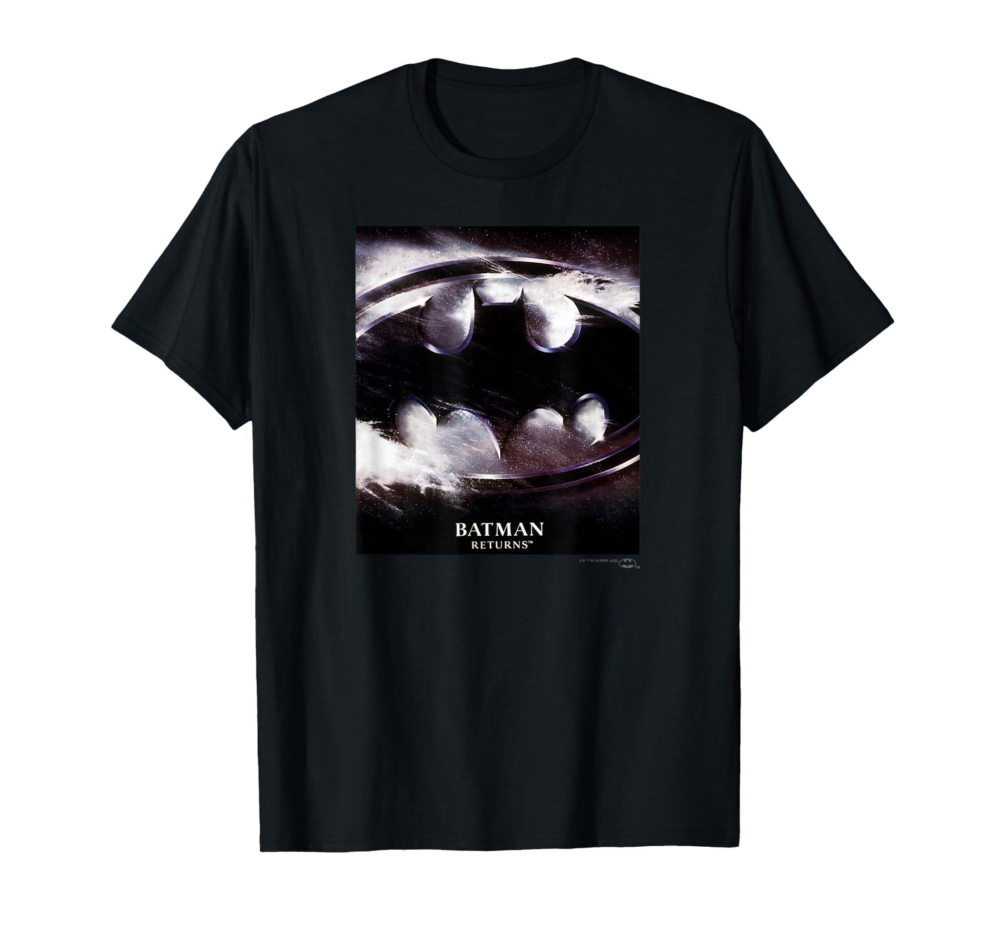 Batman Returns Snow Icon Poster T-Shirt