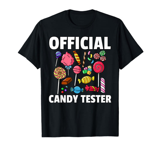 Candy Tester Lollipop Sweets Gift Halloween Kids T-Shirt