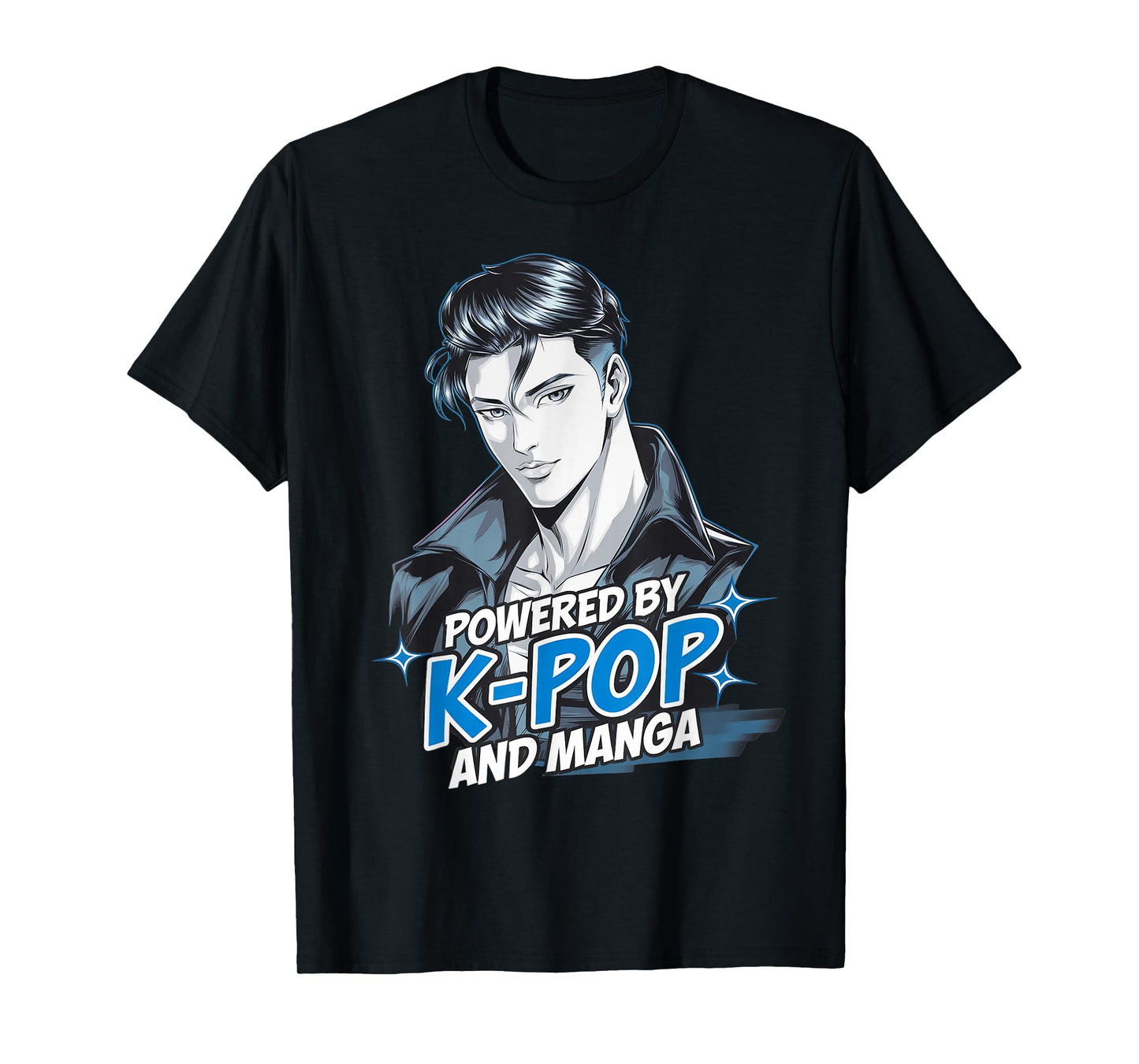 Otaku Powered By Kpop Manga Reader Manhwa Kawaii Anime T-Shirt