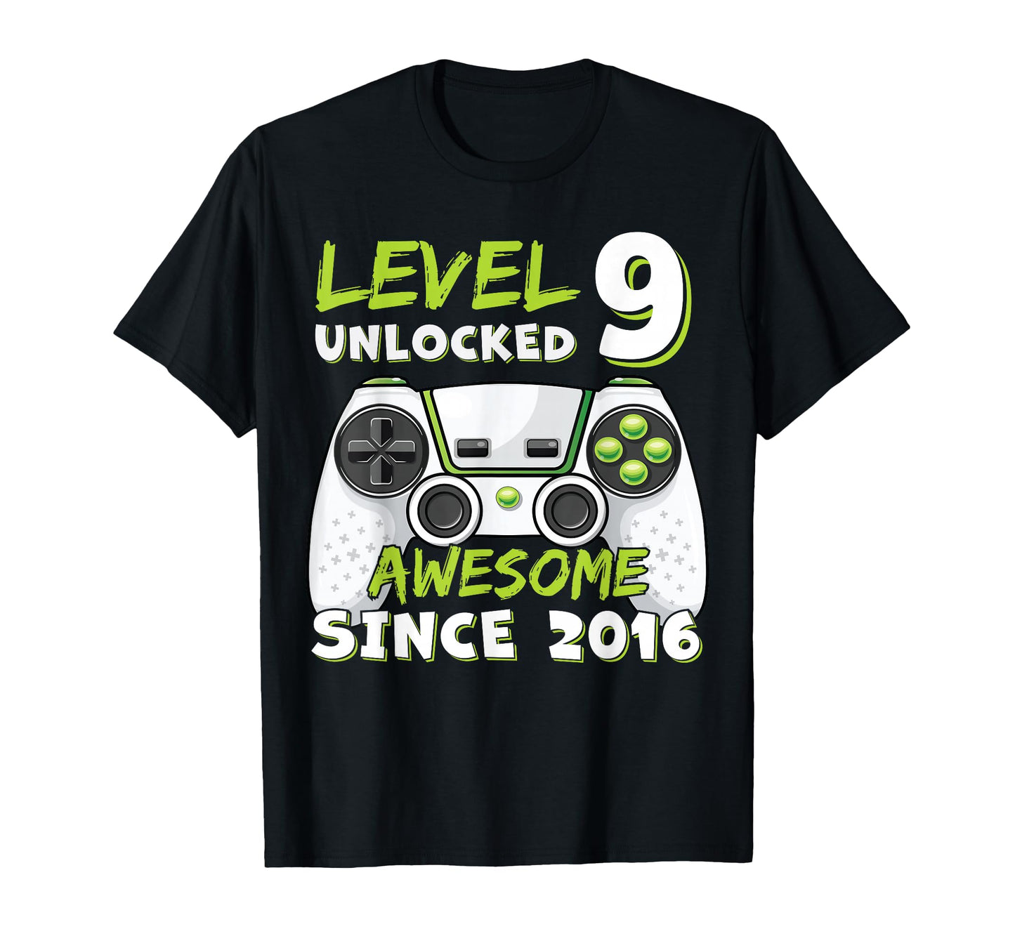 9 Year Old BDay Decorations Son Boy 9yr 2016 9th Birthday T-Shirt