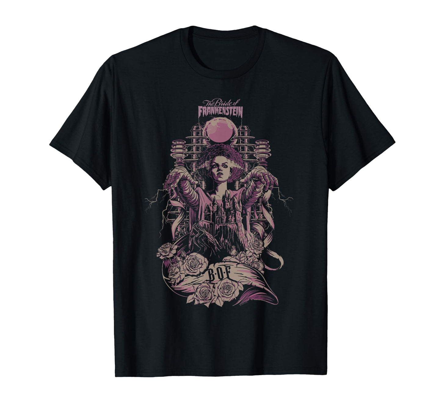 Universal Monsters Bride of Frankenstein Vintage T-Shirt