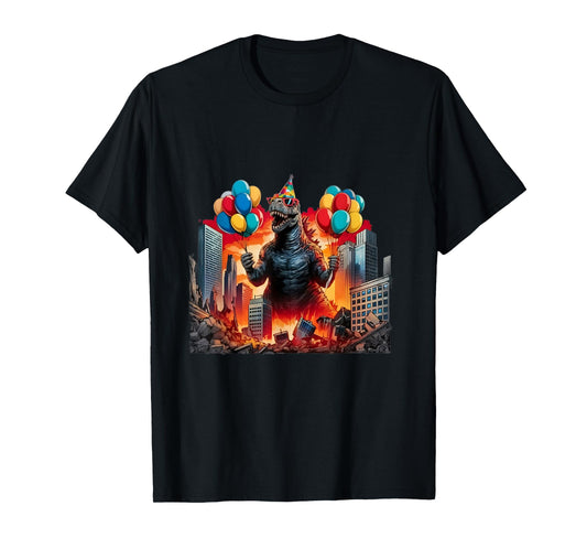 Kaiju Birthday Party Japan Monster Movie Bday Japanese T-Shirt