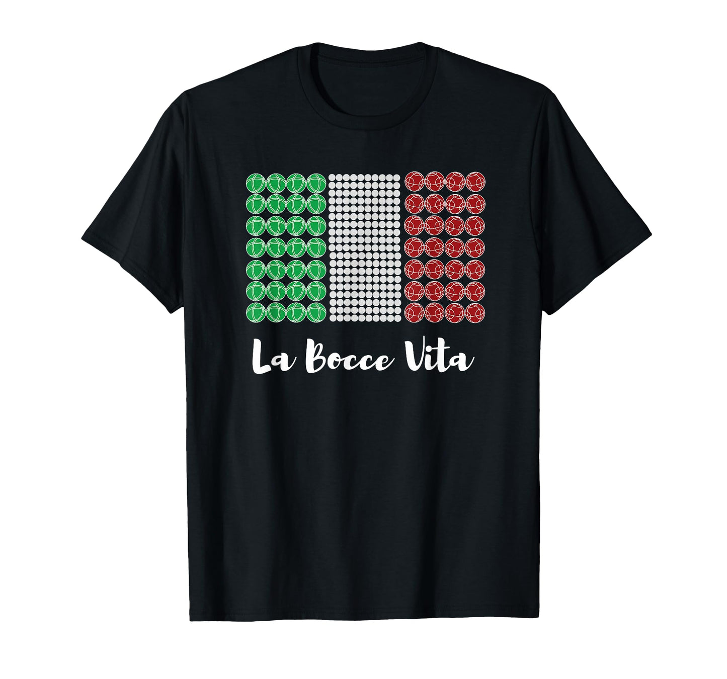Bocce Ball Game Italy Flag Italian Gifts T-Shirt