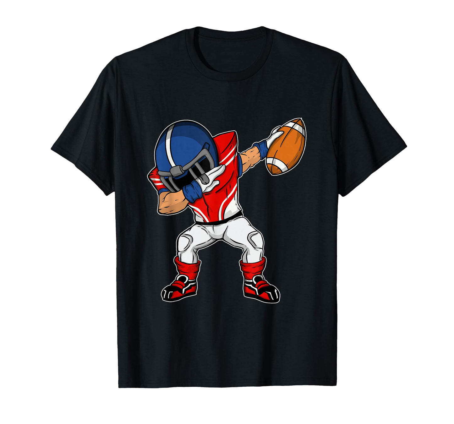 Dabbing Football Player - American Football Season Dab Dance T-Shirt
