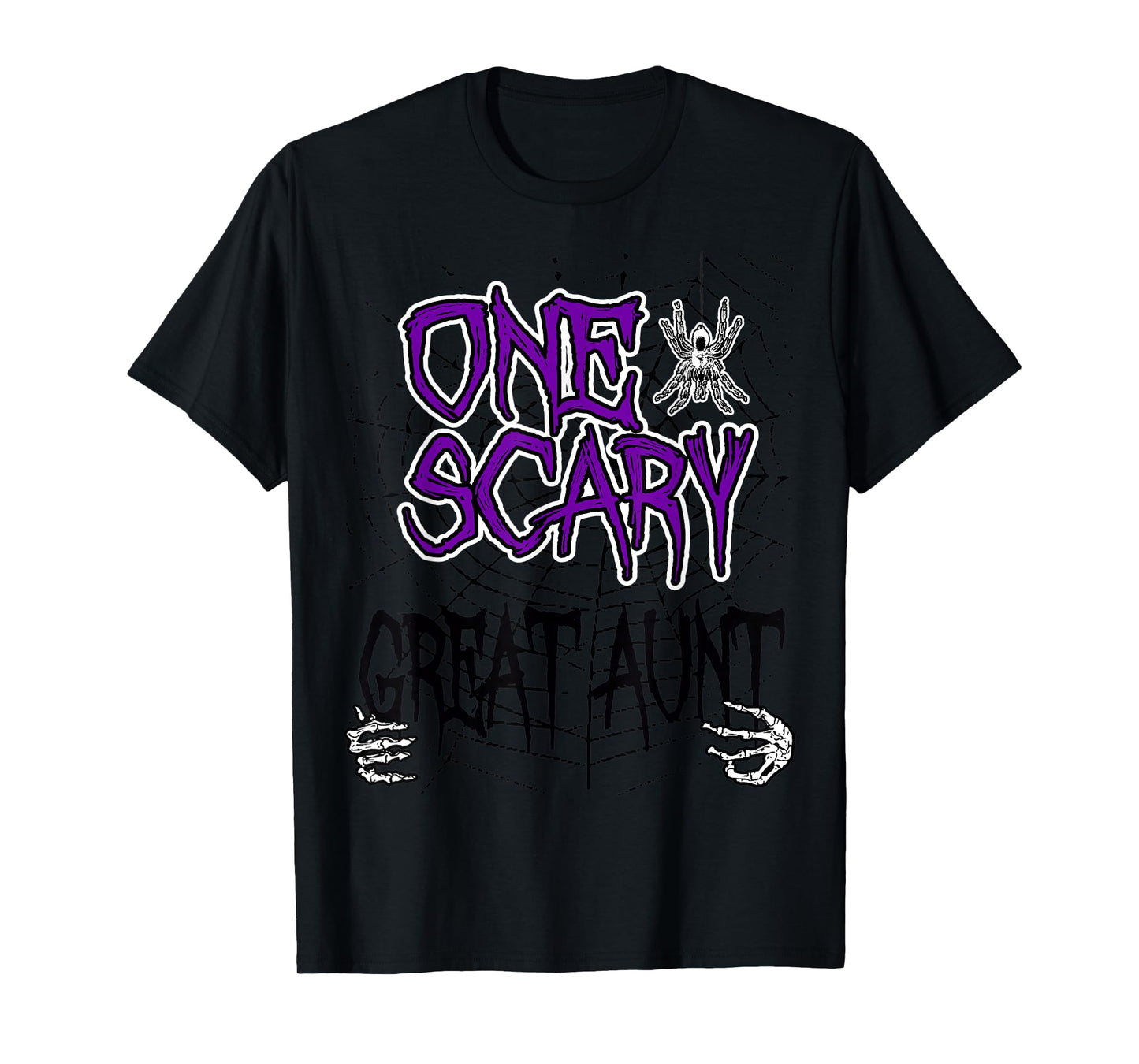 One Scary Great Aunt Matching Family Halloween costume T-Shirt