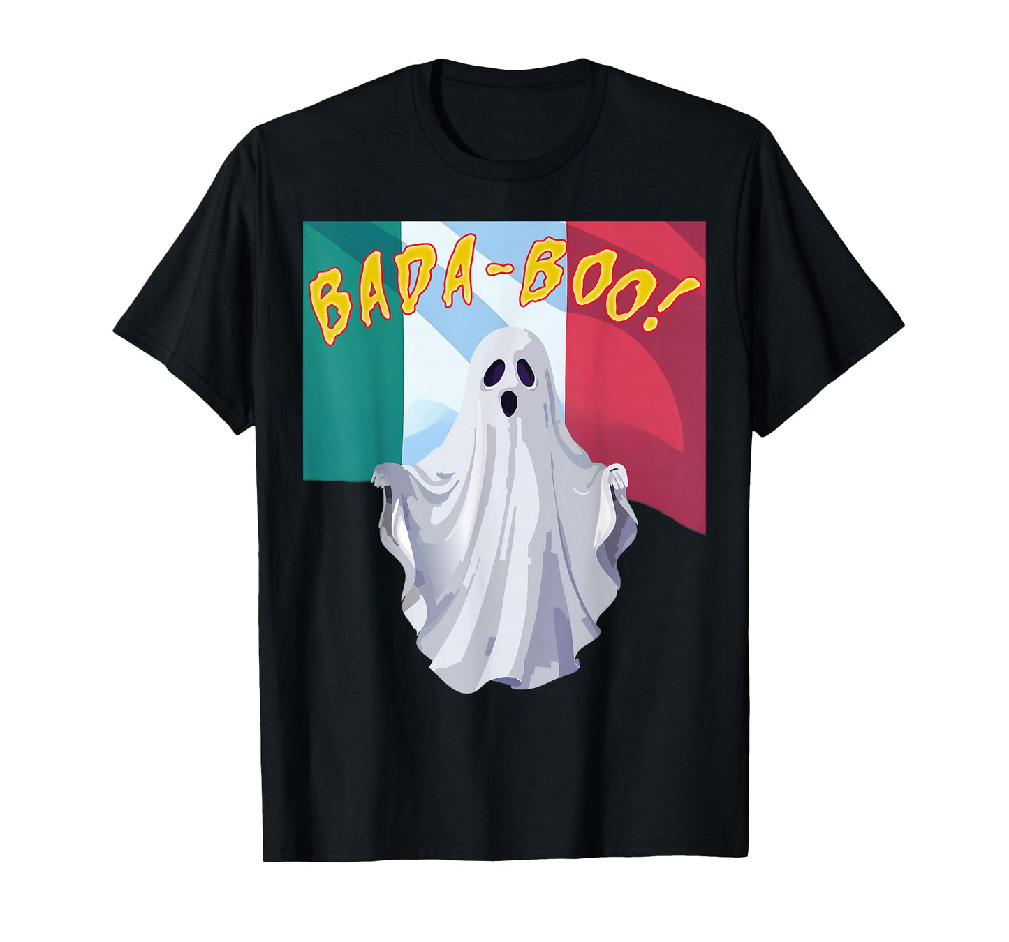 Funny Bada Boo Italian American Halloween Costume T-Shirt