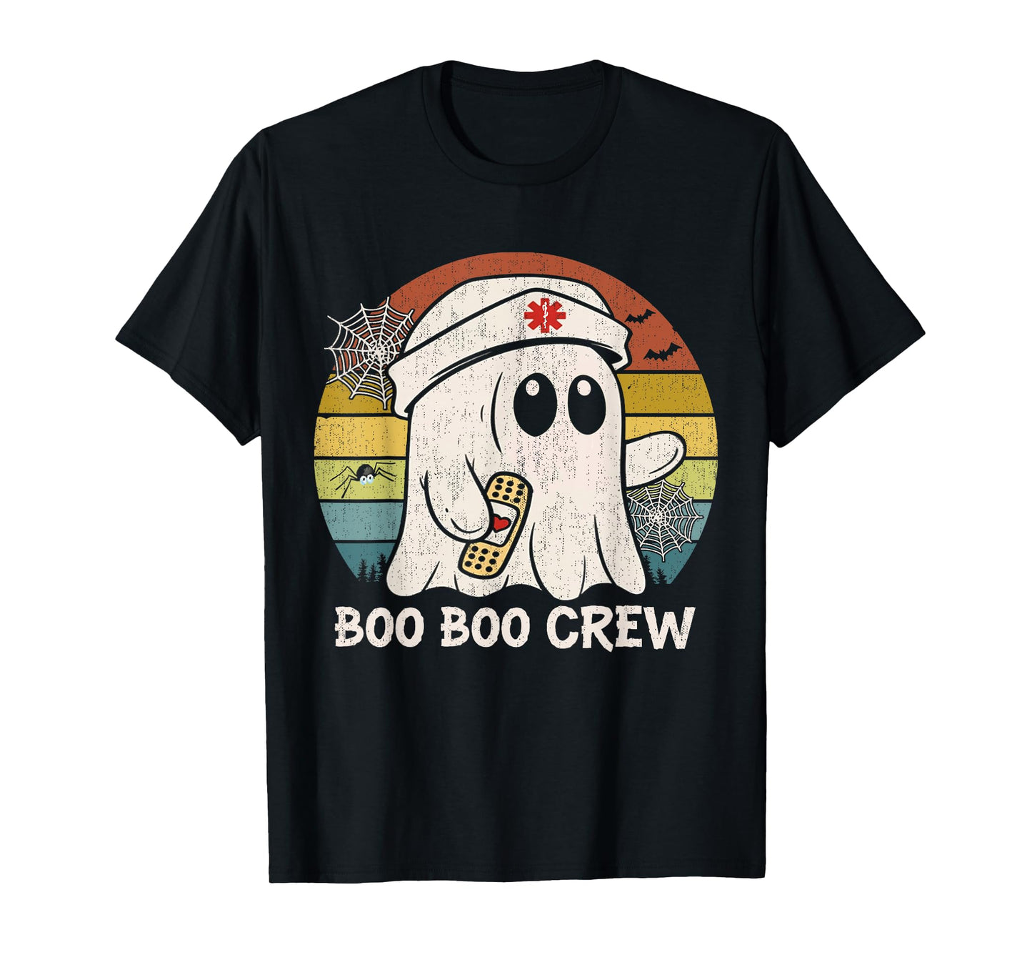 Boo Boo Crew Nurse Shirt Funny Ghost Women Halloween Nurse T-Shirt