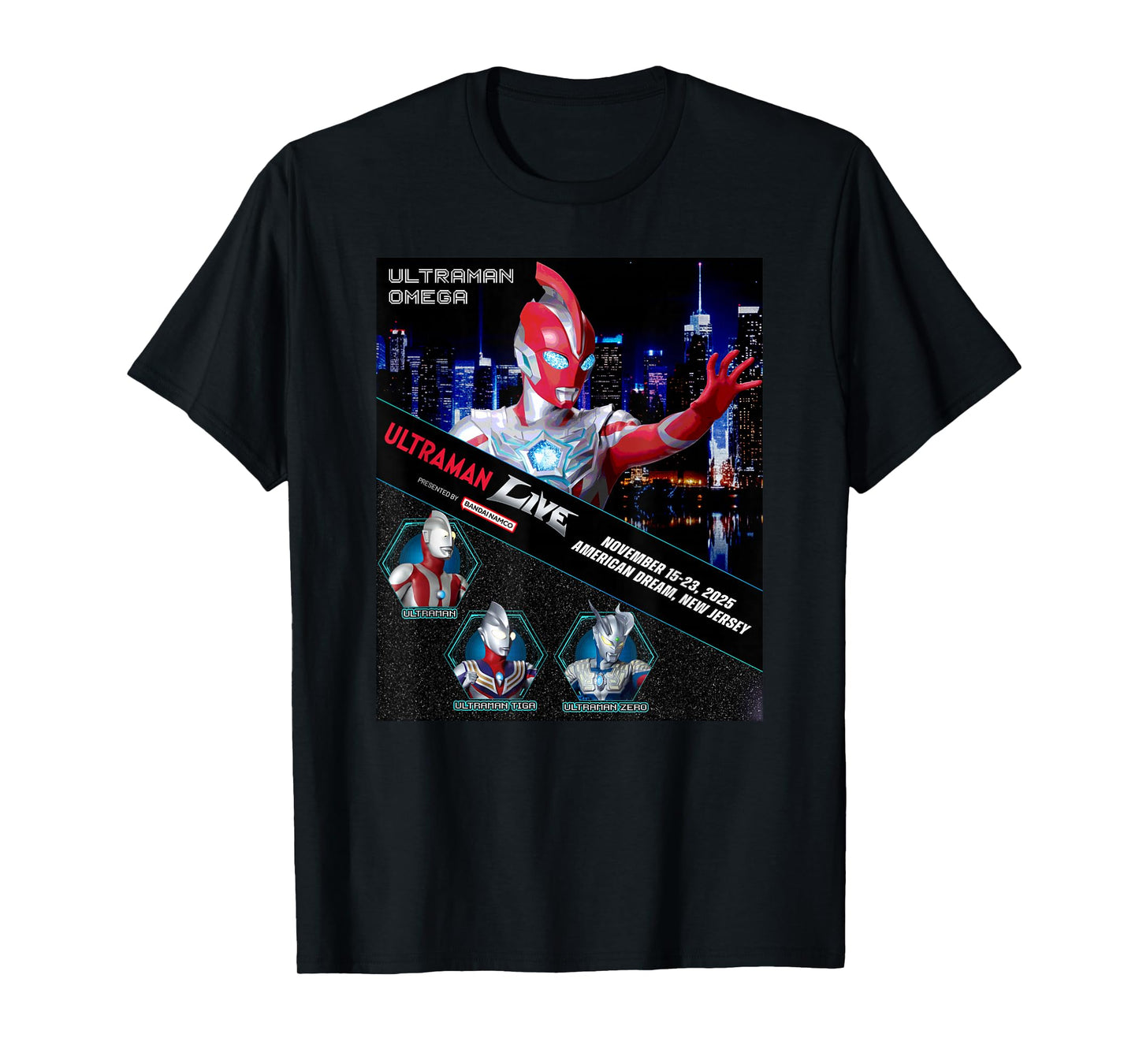 Ultraman Live 2025 T-Shirt - Ultra Heroes T-Shirt