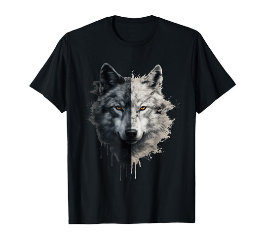 Wolf Face Graphic T-Shirt