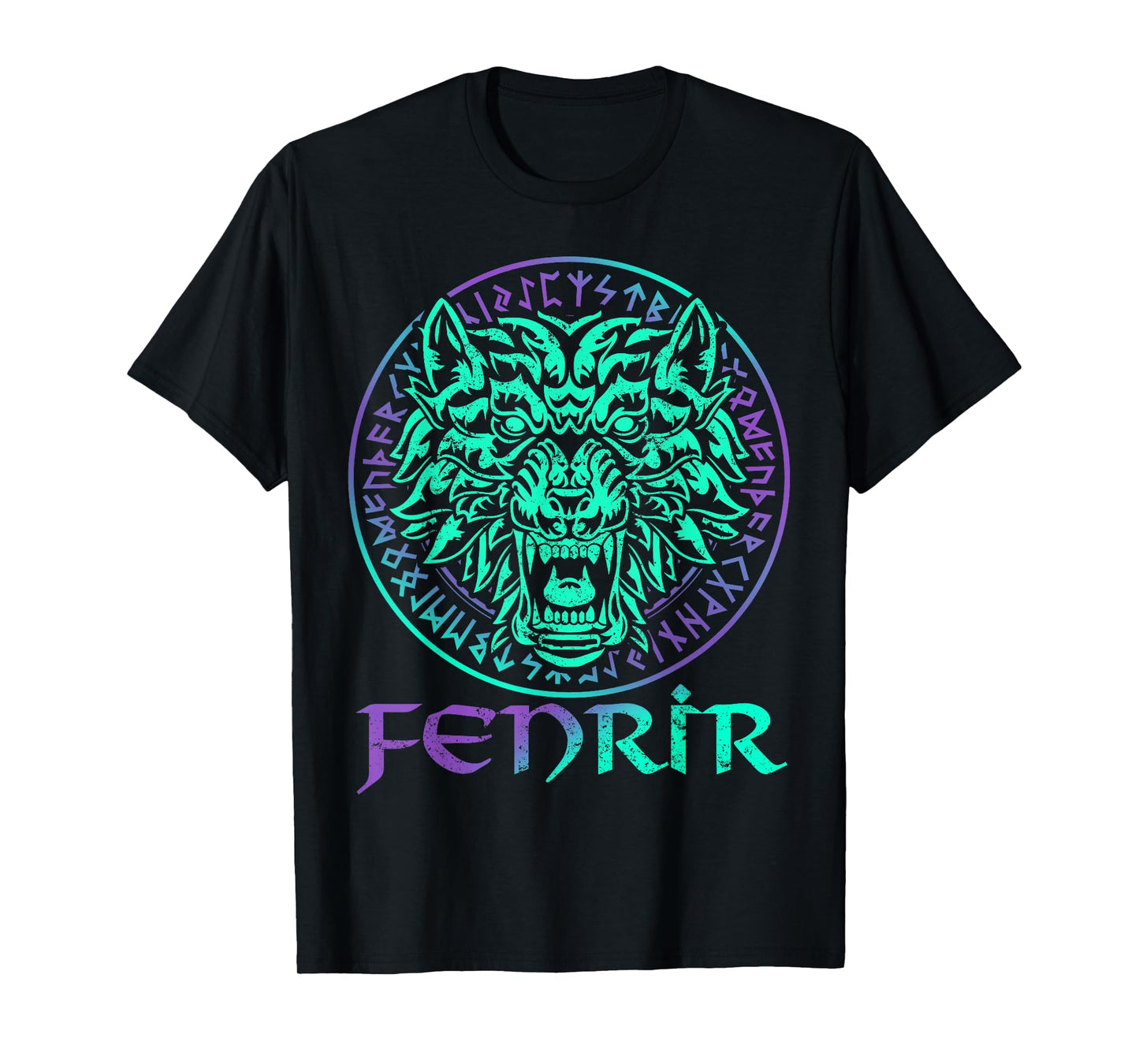 Fenrir Wolf Vargr Viking Norse Mythology Warg Myth Animal T-Shirt