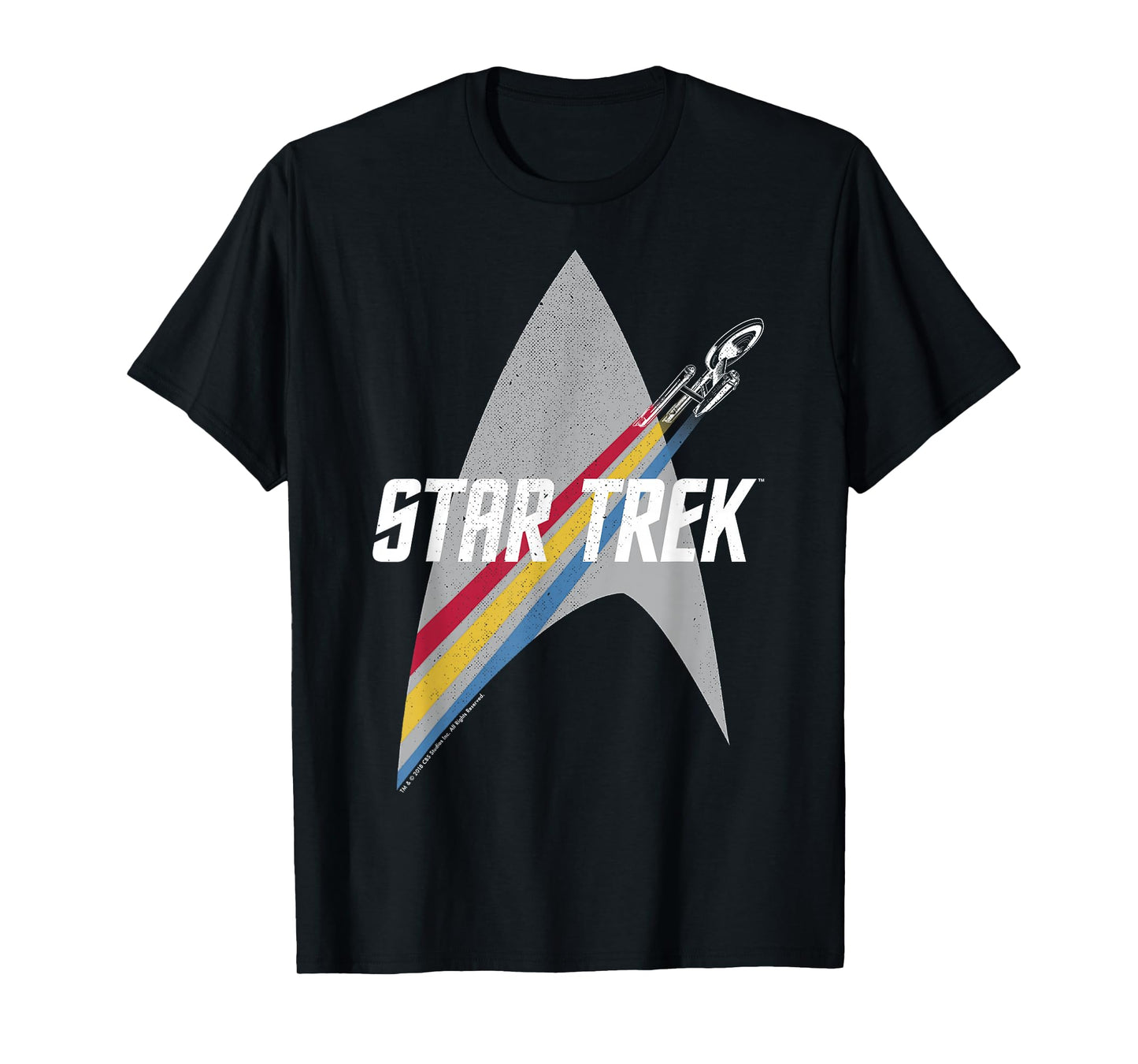 Star Trek Retro Rainbow Flight Badge T-Shirt