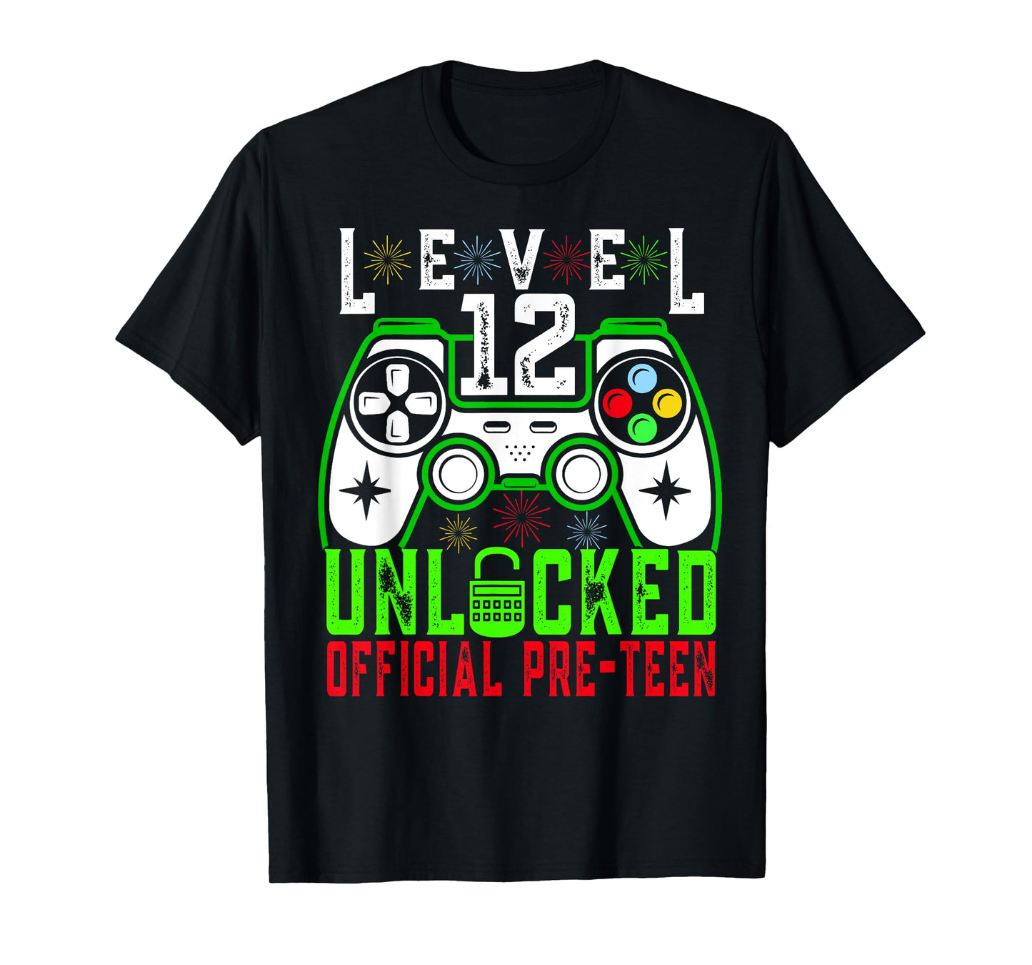 Level 12 Unlocked Birthday Shirt- Gamer BD level 12 unlocked T-Shirt