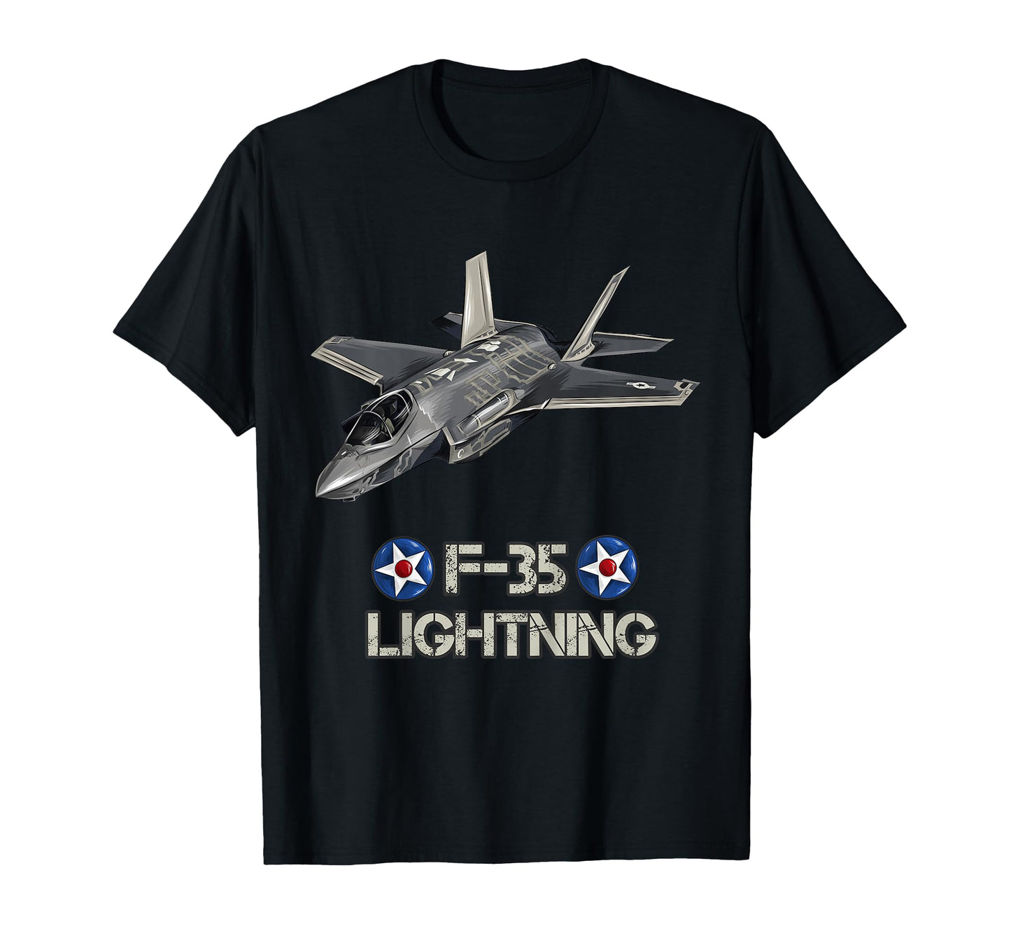 American Aircraft Stealth Fighter F35 lightning T-Shirt