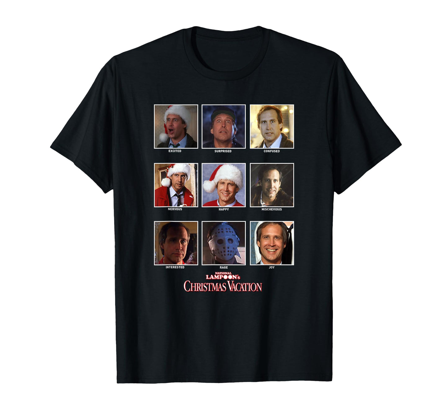National Lampoon's Christmas Vacation Clark Panels T-Shirt