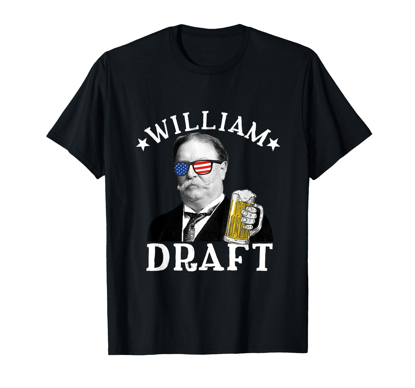 William Draft Drinking President William Howard Taft T-Shirt