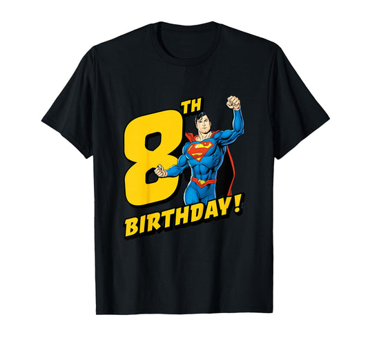 Kids Superman 8th Birthday T-Shirt