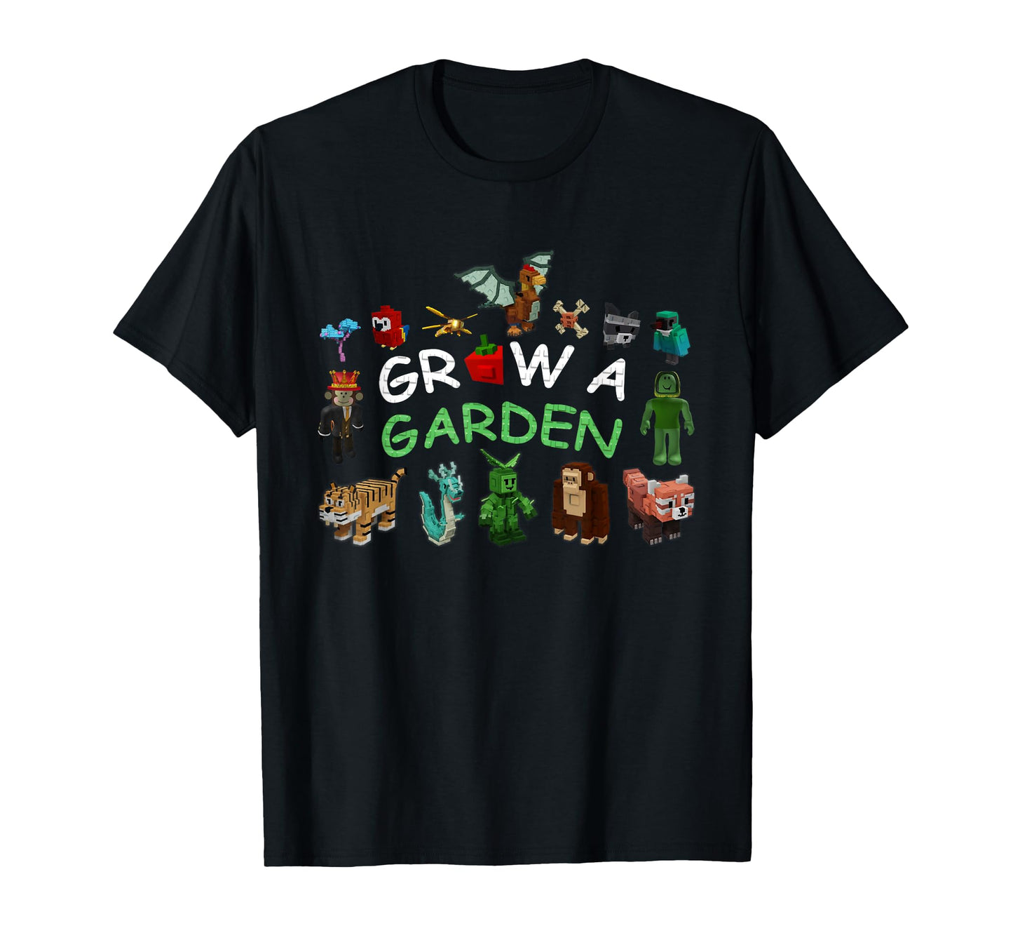 Grow a Garden Shirts for Kids Girls Boys Gamer Pets T-Shirt