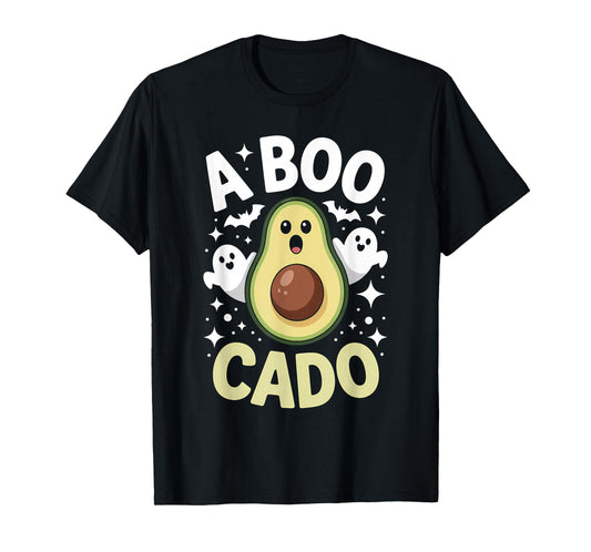 Avocado Ghost Halloween Funny A Boo Cado Costume T-Shirt