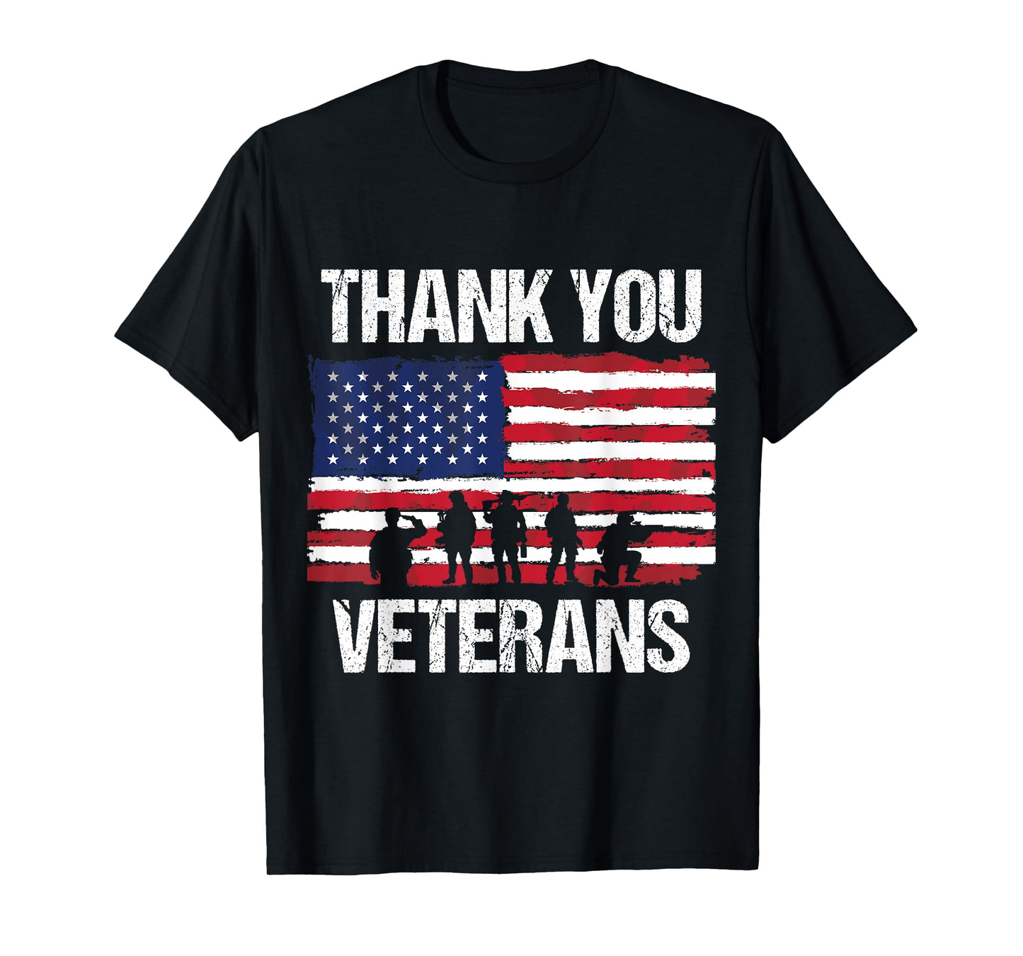 Thank You! Veterans Day & Memorial Day Partiotic Military T-Shirt