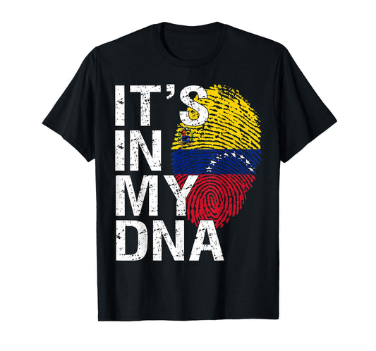 It's In My DNA Venezuelan Patriot Proud Hispanic Venezuela T-Shirt