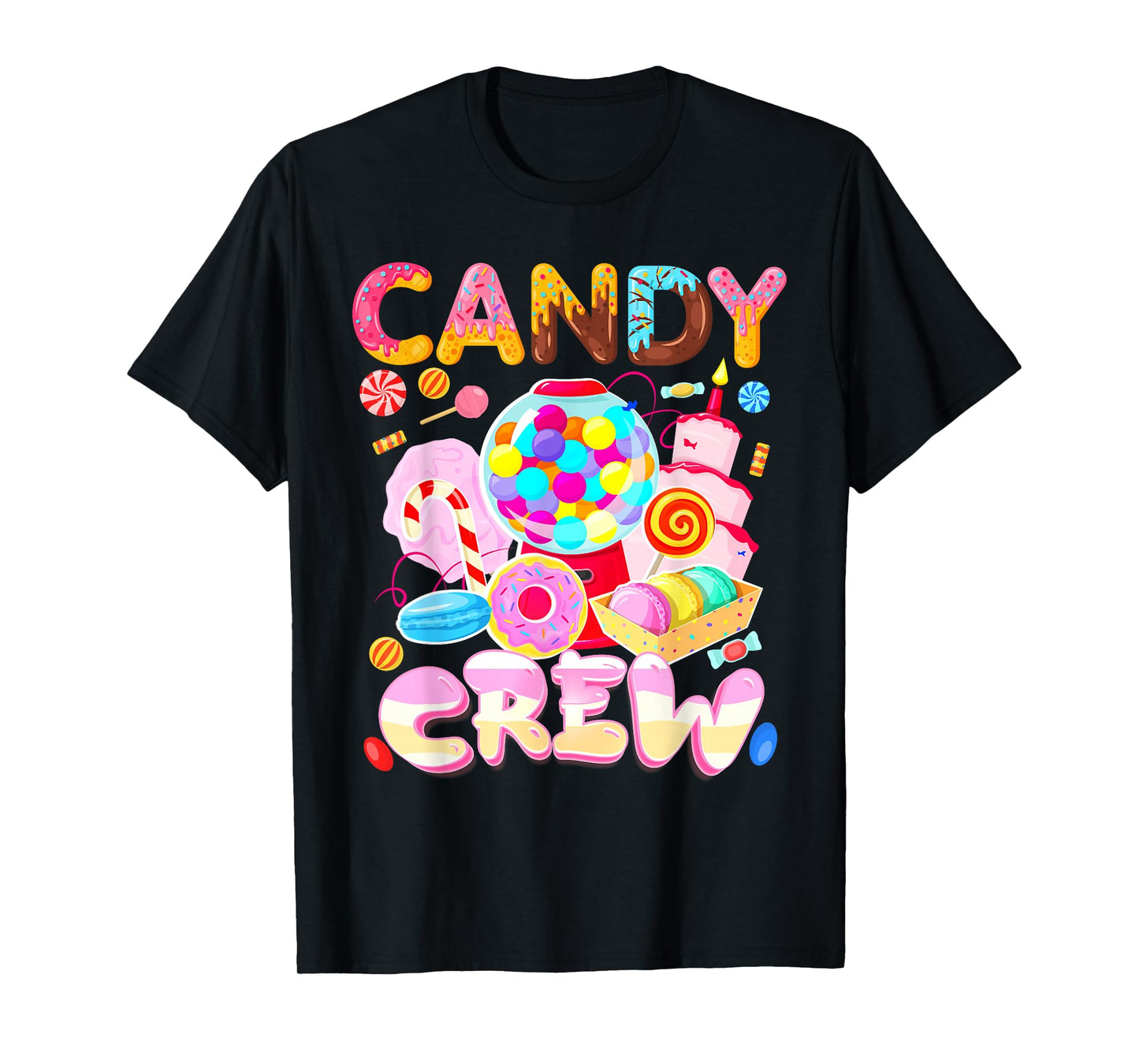 Candy Land Candy Crew Party Halloween Costumes Adult Women T-Shirt