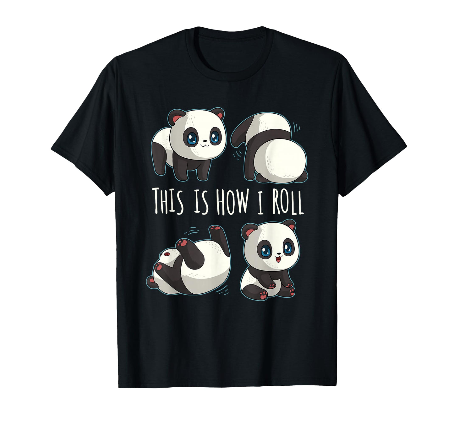 Cute Panda Shirts for Girls Little Bear Panda Gifts T-Shirt