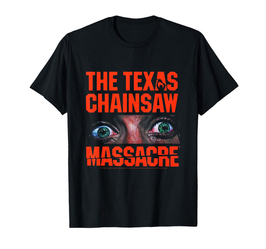 Texas Chainsaw Massacre Sally's Eyes and Jumbo Logo T-Shirt