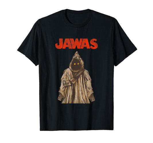 Star Wars Classic Jawas Vintage Jaws Style Movie Poster T-Shirt
