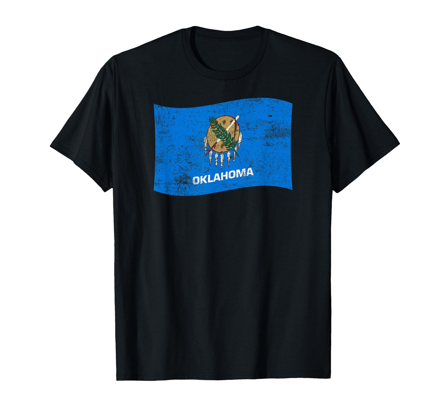Oklahoma Waving State Flag – OK Oklahoman T-Shirt