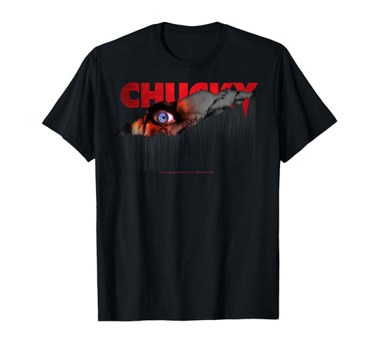 Chucky Shining Blue Eyeball Horror T-Shirt