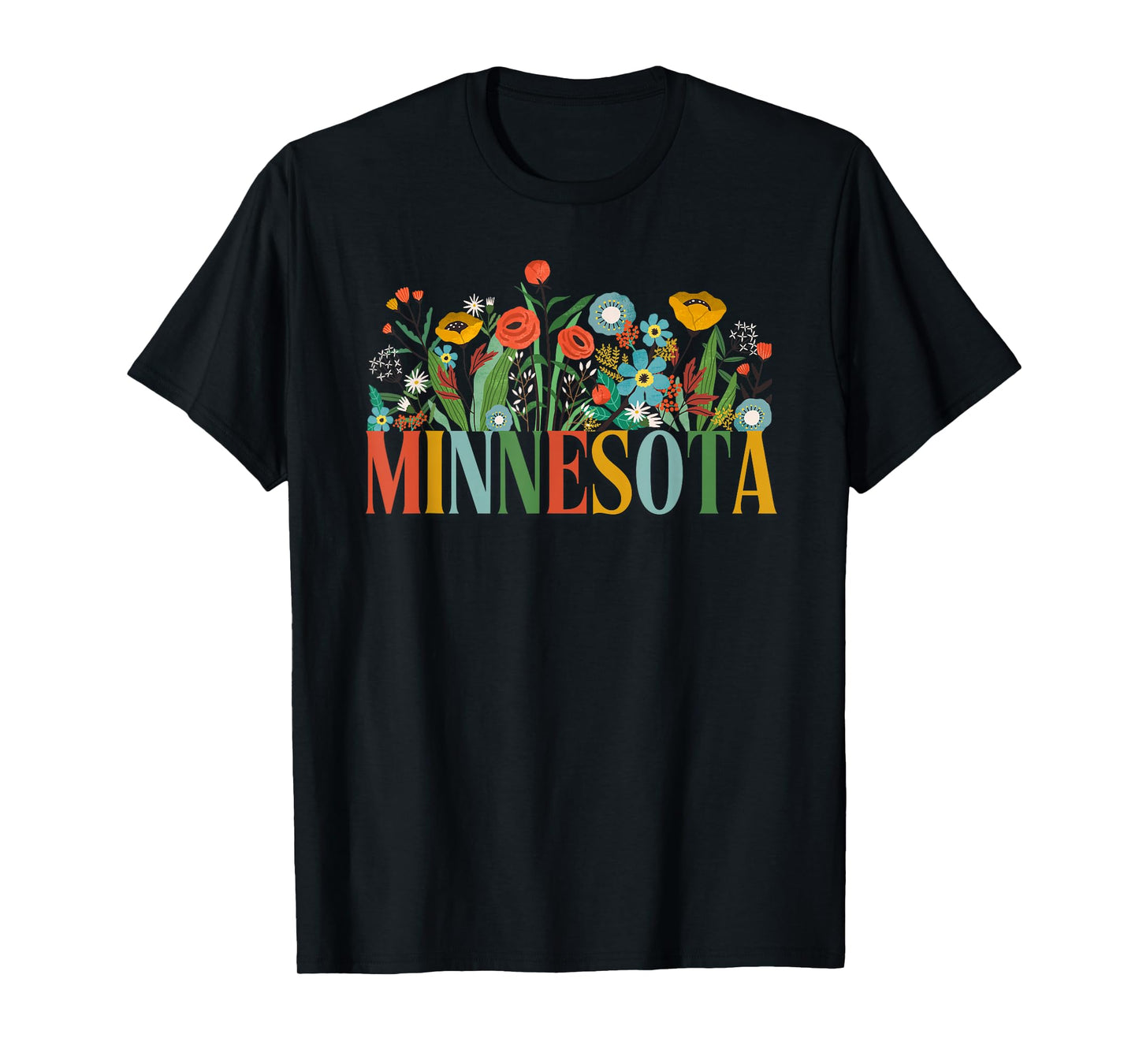 Minnesota Floral Vacation Group Matching T-Shirt