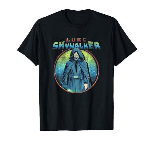 Star Wars: The Mandalorian Luke Skywalker Neon Circle T-Shirt
