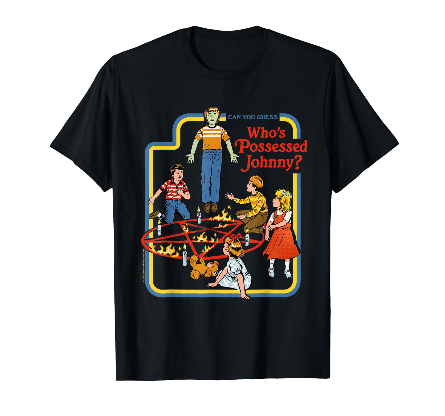 Possessed Johnny Sarcastic Retro Vintage Funny Adult Humor T-Shirt