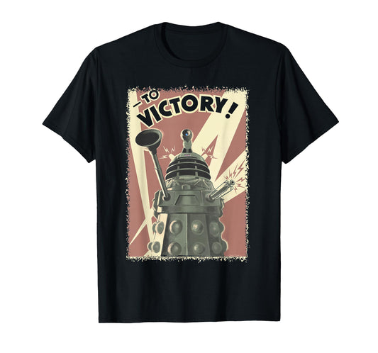 Doctor Who Propoganda Dalek Sci-Fi Fan 60th Anniversary T-Shirt