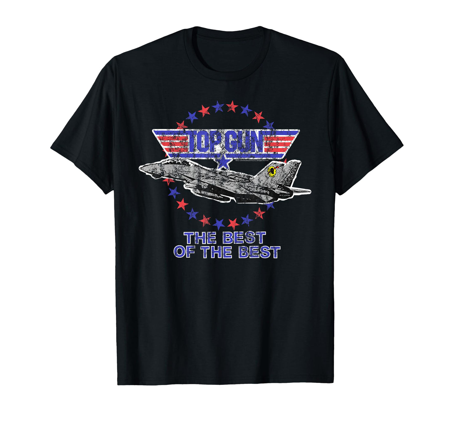 Top Gun The Best of The Best Jet with Logo Action Movie T-Shirt