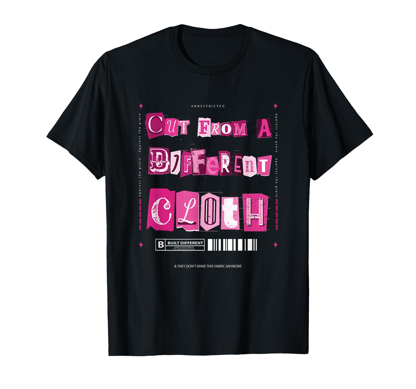 Pink Cut from A Different Cloth Pink Graphic T-Shirt