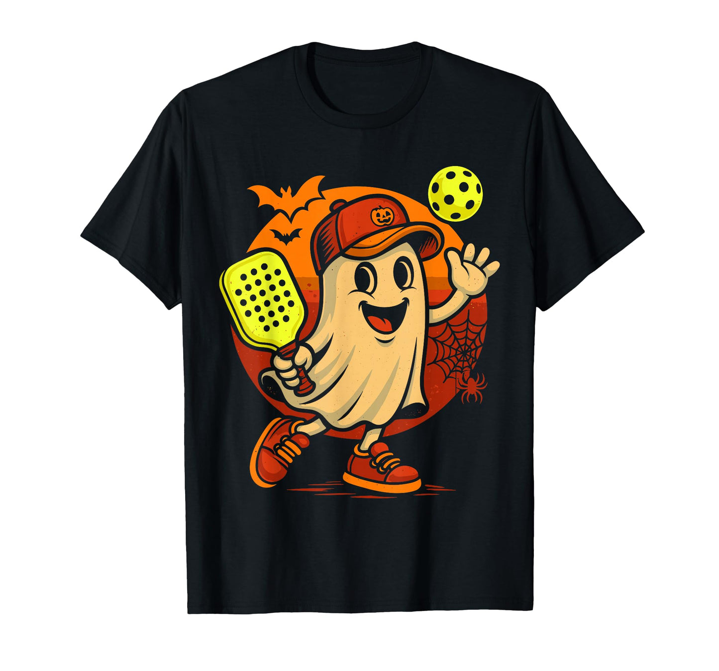 Pickleball Costume Adult Halloween, Kids Pickleball Ghost T-Shirt
